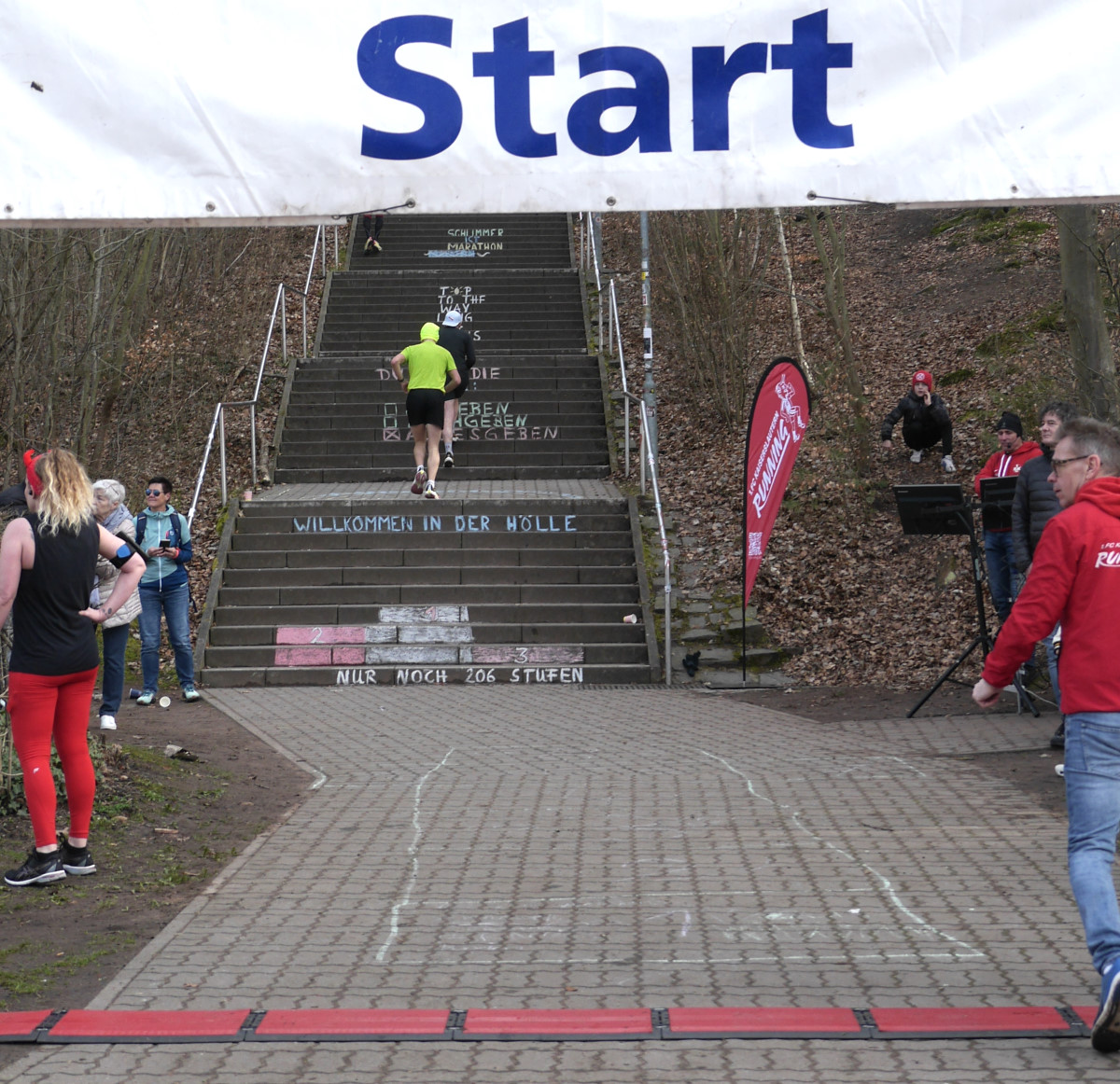 Karlheinz Sander beim Citylauf